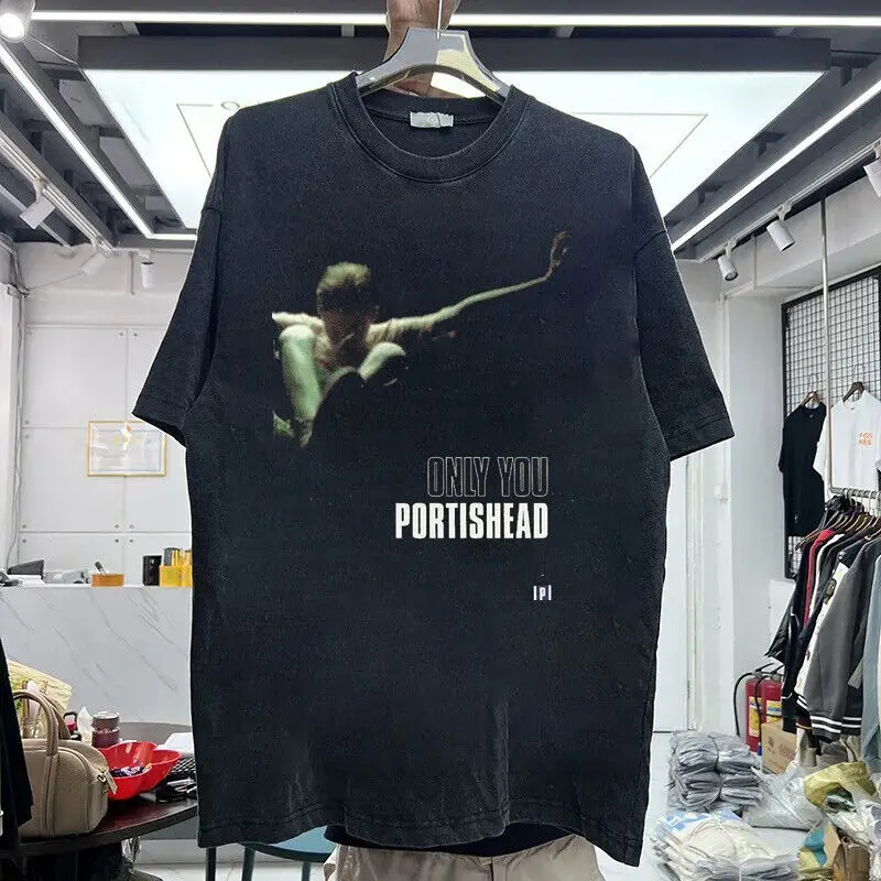 Only You Portishead Poster Basic Black Classic Style T Shirt Cotton 100% Nh1518