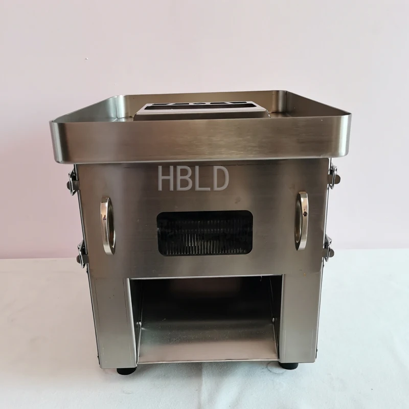 110V/220V Electric Meat Cutter, Commercial Small Vegetable Cutter, 850W Stainless Steel Vegetable Shredder