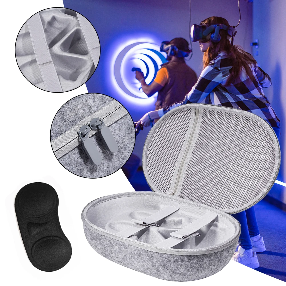 For Meta Quest 3 Larger Capacity Storage Bag Portable EVA Hard Shell Box Protective Carrying Case for Meta Quest3 VR Accessories