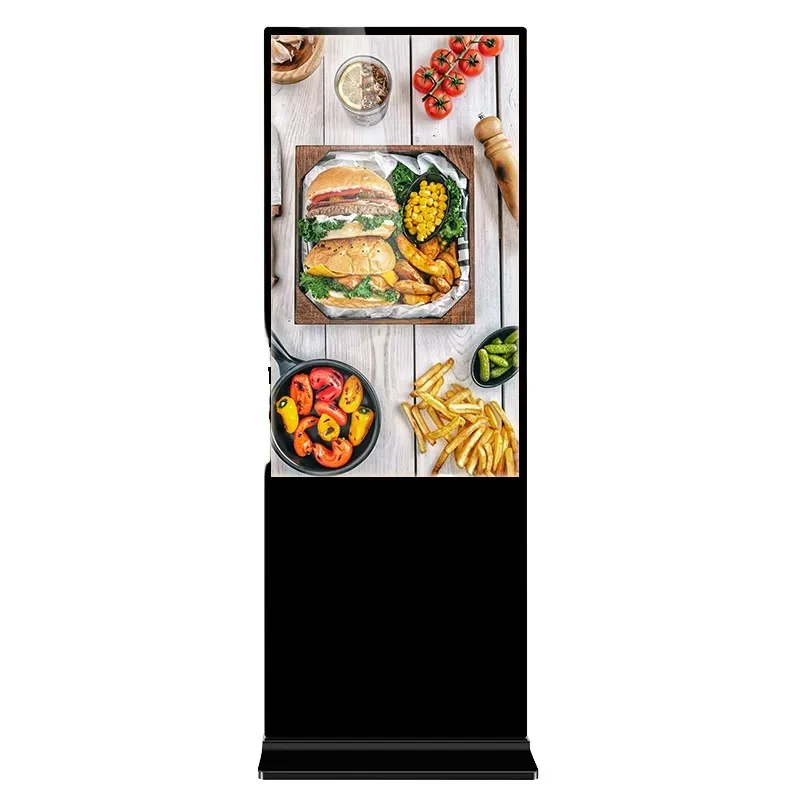 43 Inch Interactive Touch Floor Standing Digital Signage IPS Panel for Retail Store Shopping Mall Advertising Video Pro