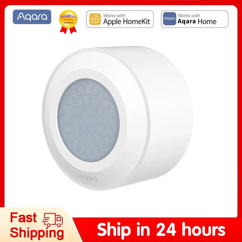 Aqara High Precision Motion Sensor ZigBee 3.0 Wireless Smart Human Body Detector Works With HomeKit Aqara Home App Smart Home