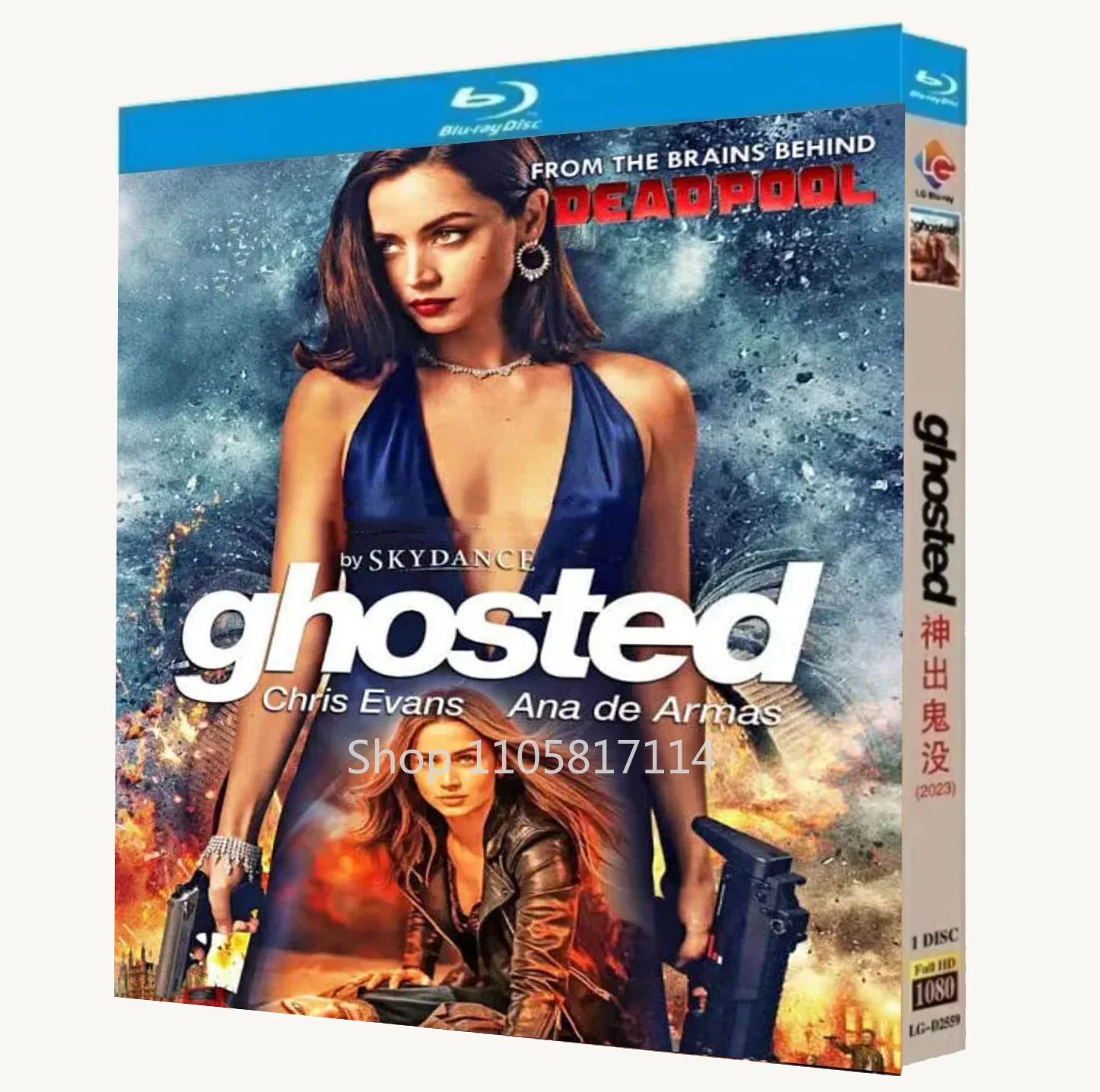Ghosted (2023) 1-Disc Brand New Box Set Blu-ray disc High Definition BD YIHUI
