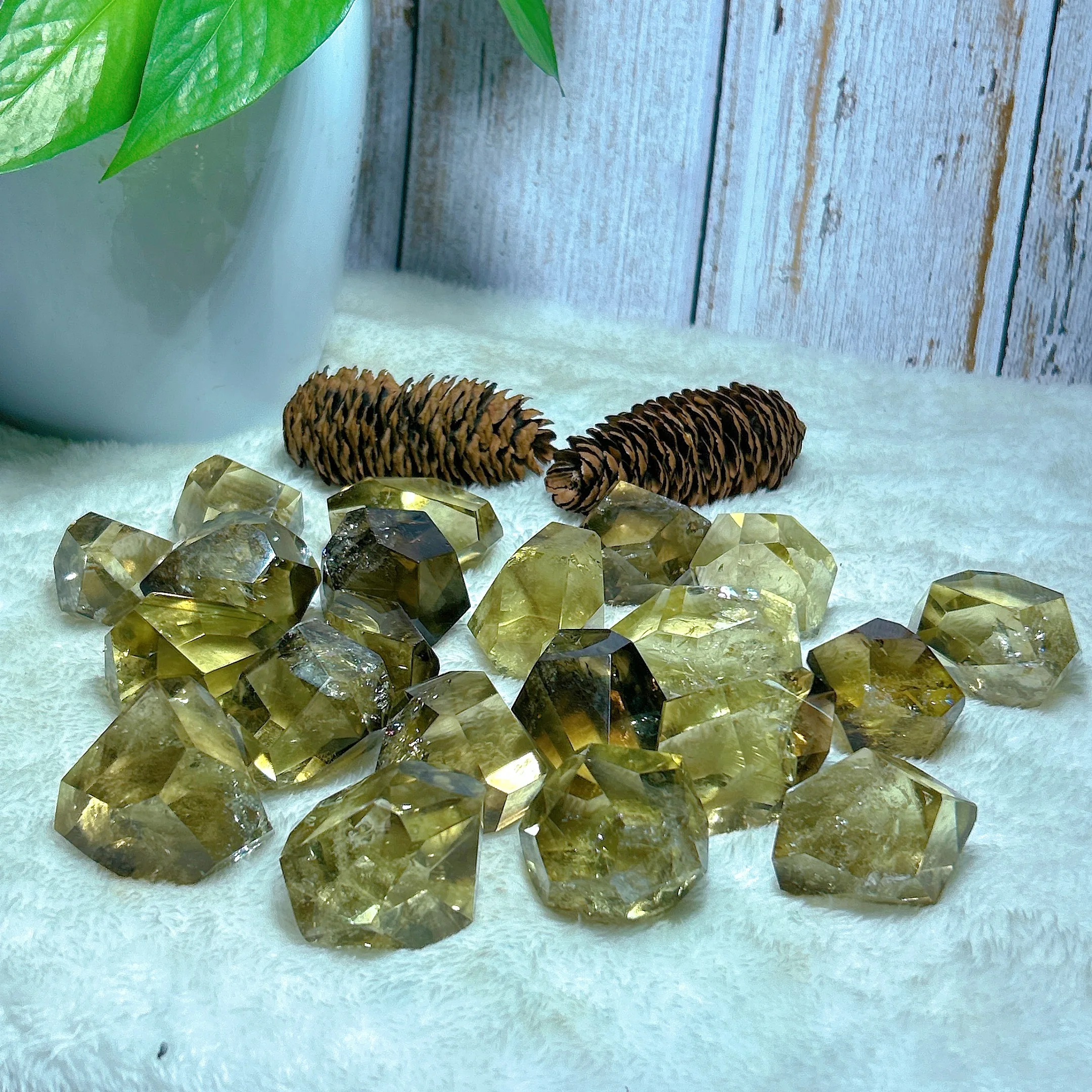 Natural Crystals Rainbow Smokey Citrine Free Form Healing High Quality Home Decorations  Mineral Energy Gift