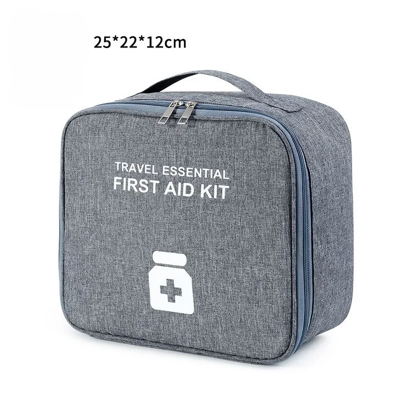 Mini bolsa de almacenamiento de medicina portátil, Kit de primeros auxilios de viaje vacío, bolsas de medicina, organizador, bolsa de supervivencia de emergencia al aire libre, estuche de pastillas