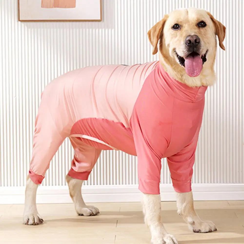 Pet Surgical Recovery Suit Female Dog Spay Surgery Recovery Suit with Long Sleeves Abdominal Wound Jumpsuit for Pet for Dogs