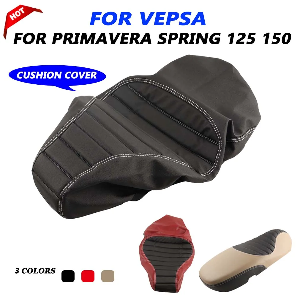 

For Vespa Primavera Sprint 50 125 150 250 Sprint150 Motorycle Accessories Leather Seat Cushion Cover Protection Seat Cover
