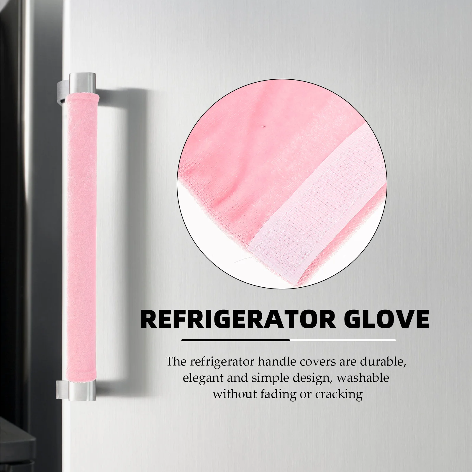 

2Pcs Refrigerator Handle Cover Protector Kitchen Appliance Door Sleeve Anti-Smudge Fridge Oven Microwave Appliance Handle Cover