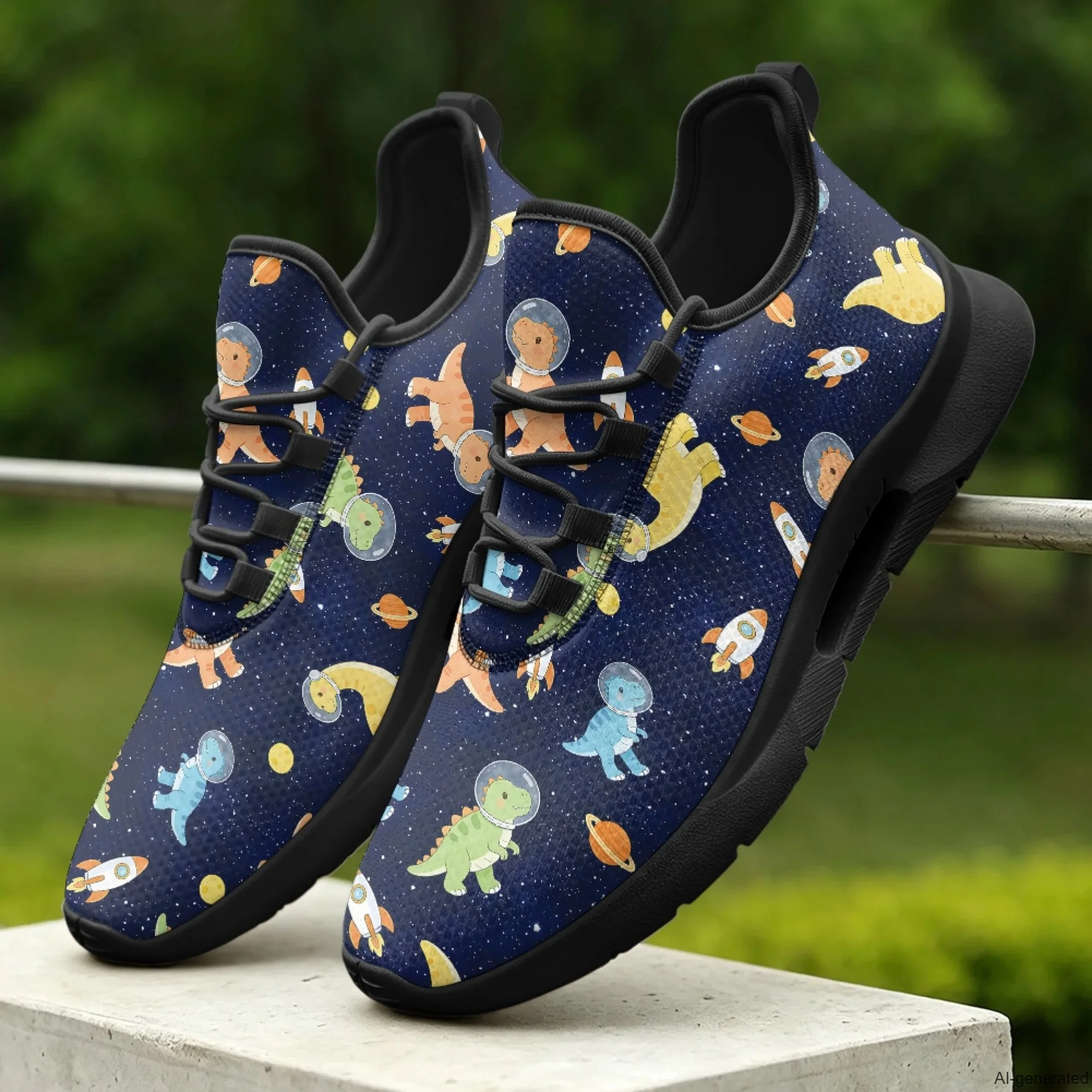 XIXIRIMIDO Nursing Sneakers for Woman Lace-up Casual Shoes Cheap Nursing Shoes for Women Nice Non-slip Nurse Sneakers Dinosaur