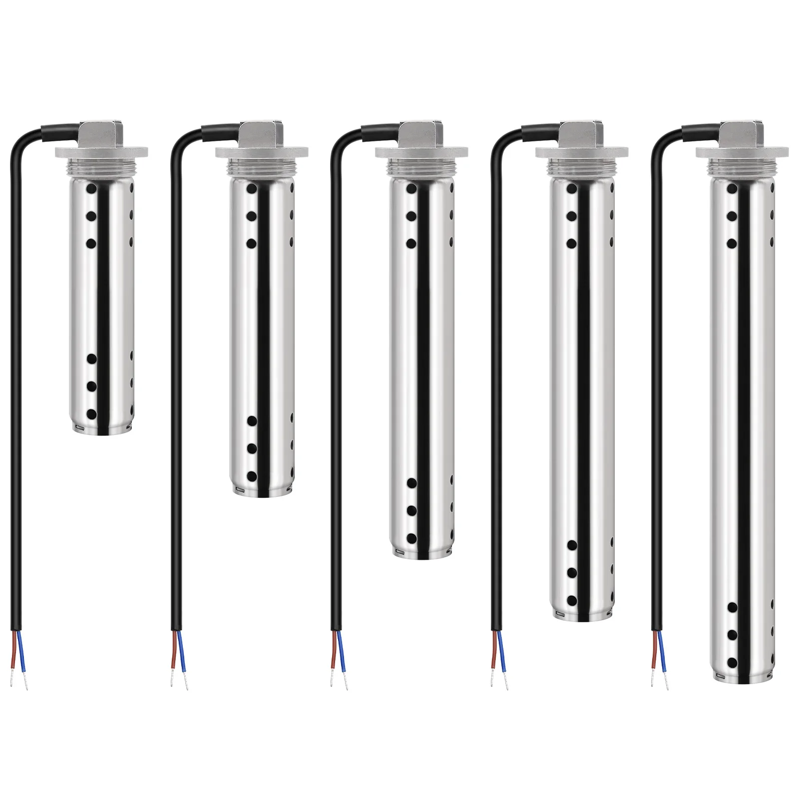 Niestandardowy rozmiar łódź samochodowa czujnik wskaźnik poziomu ścieków RV utrzymujący czujnik poziomu ścieków 150/200/300/400/450mm pasuje 0-190ohm