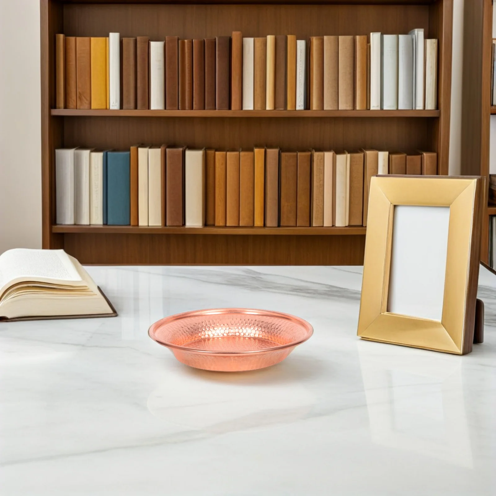 وعاء تقديم رائع من النحاس التبتي لطقوس العبادة المائية وديكور التأمل وعاء ديكور منزلي بوذي #5