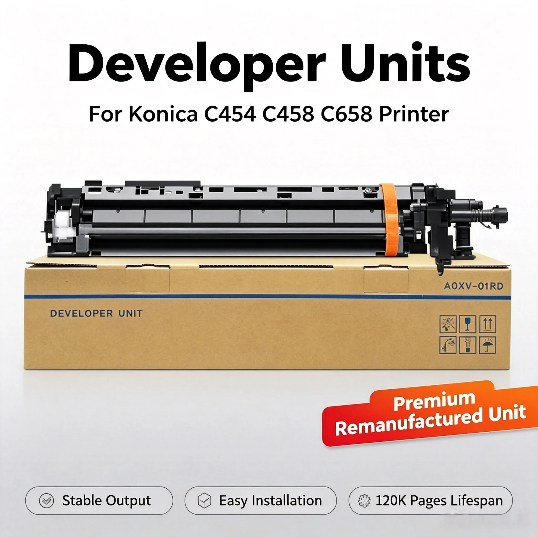 DV-619K DV-619C DV-619M DV-619Y Developer Units For For Konica Minolta Bizhub C458 C558 C658 Black Color Printer,DV-619 DV619