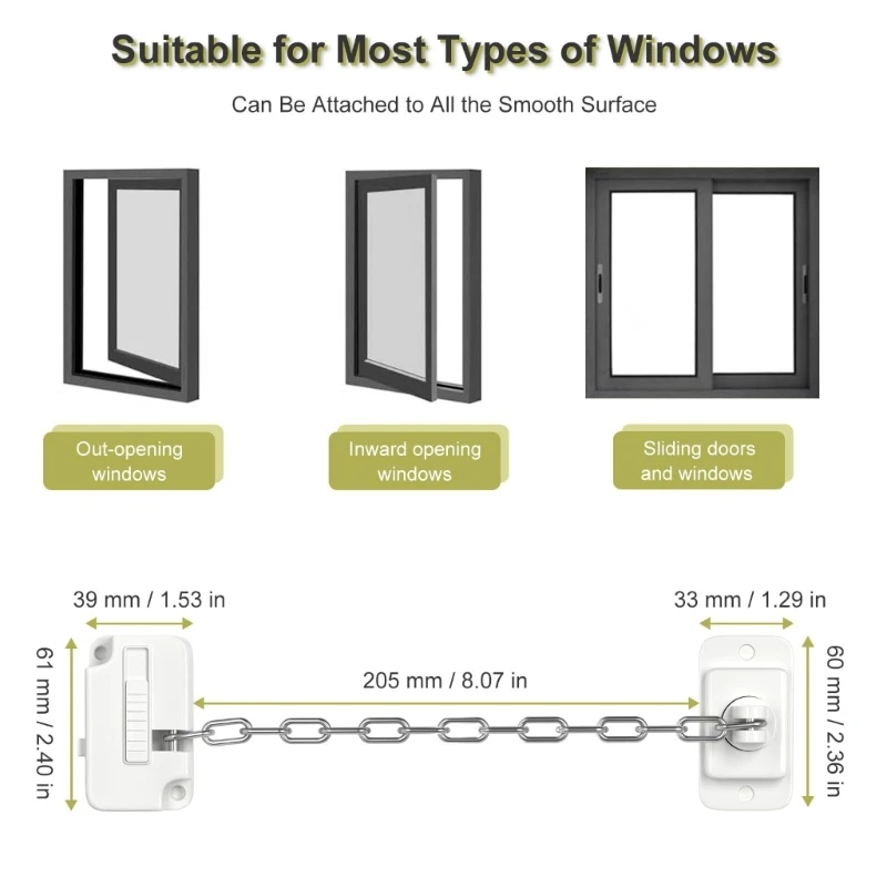 Childproof Latches No Drilling Required Multifunctional Home Limiter