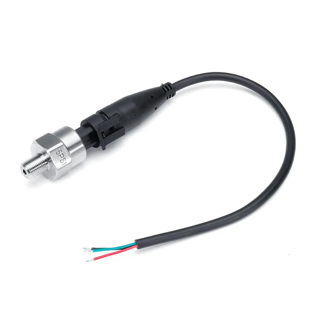 Sensor de Pressão do Npt Combustível do Óleo e Sensor de Pressão do ar Combustível e ar Prata e Preto Durável Psi1000psi Aço Inoxidável