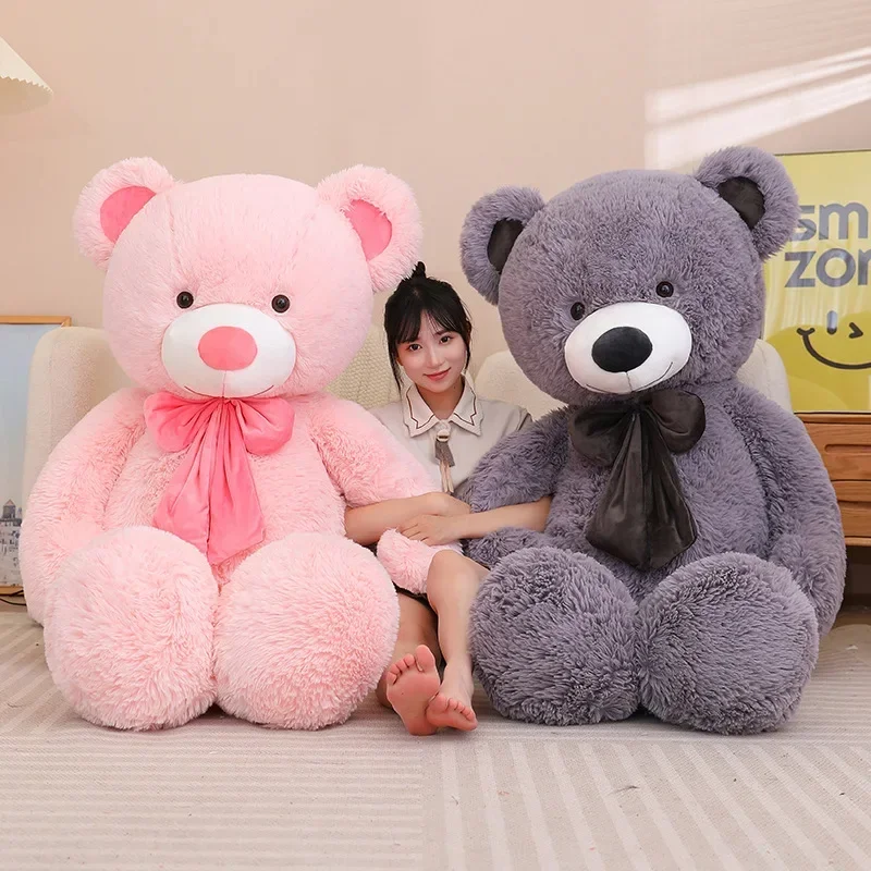 5 Colors Creative Big Size Bear Plush Toy Giant Stuffed Animals Soft Sleep Hug Pillow Baby Dolls Birthday Valentines Day Gift