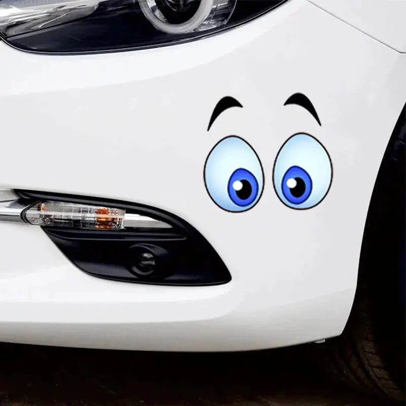 

Cartoon eye stickers decorate the car window glass, rear rearview mirror stickers, and simulation scratch cover stickers