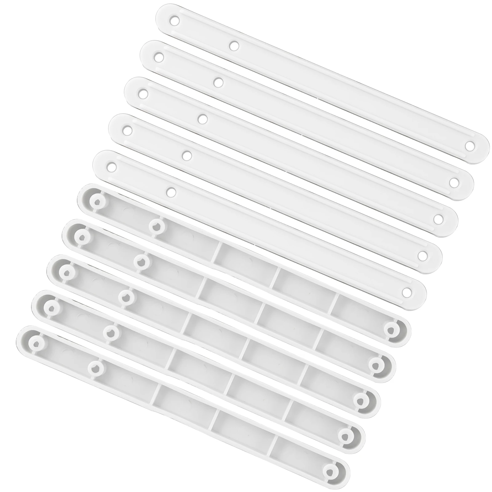 10pcs Drawer Runners 180/235/298mm Plastic Draw Rail Plastic Drawer Slides For Drawers Cabinets Home Improvement Parts