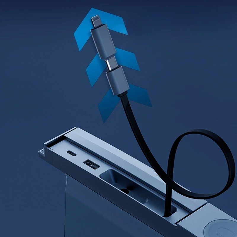 Per Tesla Model 3 Highland Y Juniper Hub per auto Accessorio per console centrale Espansore USB 3.0 Adattatore di ricarica wireless a ricarica rapida