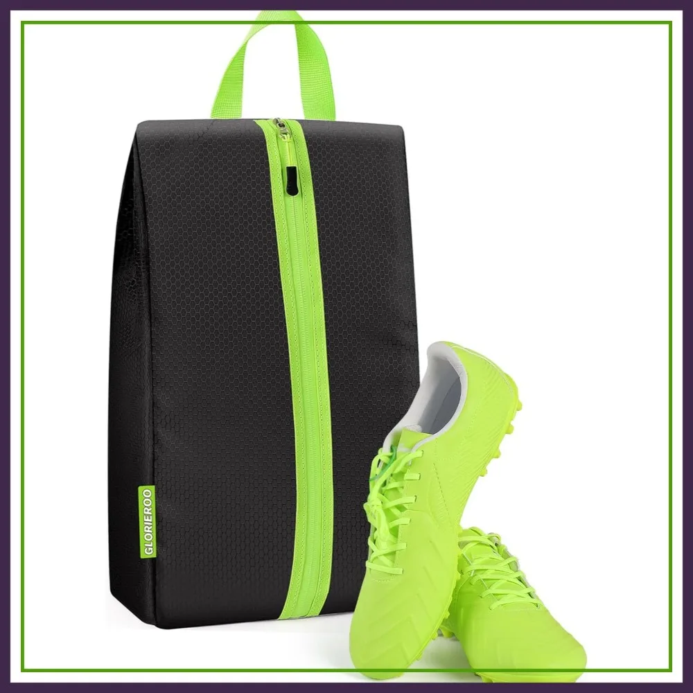 

Shoe Bags for Travel, Odor Absorbing Soccer Cleat Bag Water Resistant Sports Bag Up to US 14
