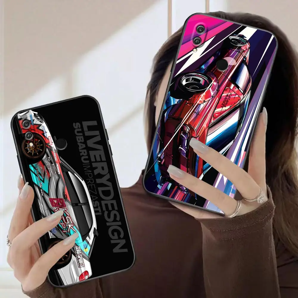 Tokyo Sports Car JDM Drift Phone Funda Coque Case For Honor 9X 9 8 8X Max 80 70 60 50 30 20 10 10I NOTE 10 Lite Case Capa Shell