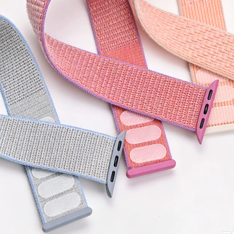 Nylon Loop Strap for Apple Watch Band 46mm 40 44 45mm 41mm  Breathable Bracelet for IWatch Series 11 10 9 8 7 Ultra3 2 49mm band
