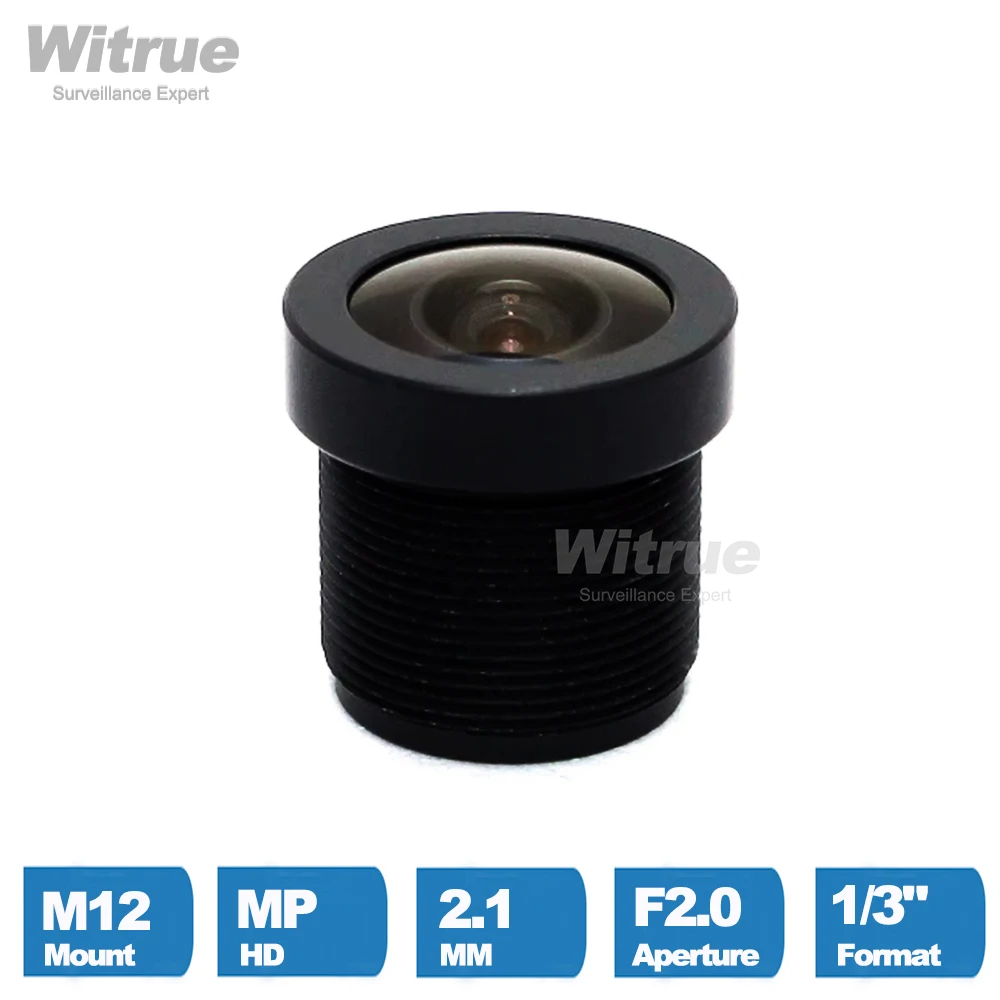 

Witrue CCTV LENS 2.1MM 1/3" Formate F2.0 Aperture 150 Degree Wide Angle for Surveillance Security Camera