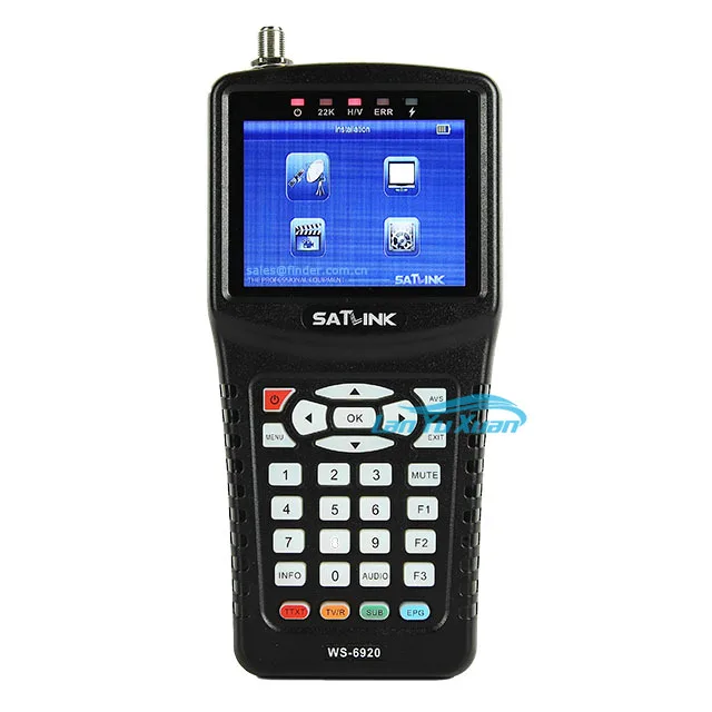 DVB-S DVB-S2 and MPEG-2 MPEG-4 H.264 Compliant Original Satlink HD Satellite Finder Meter WS-6920