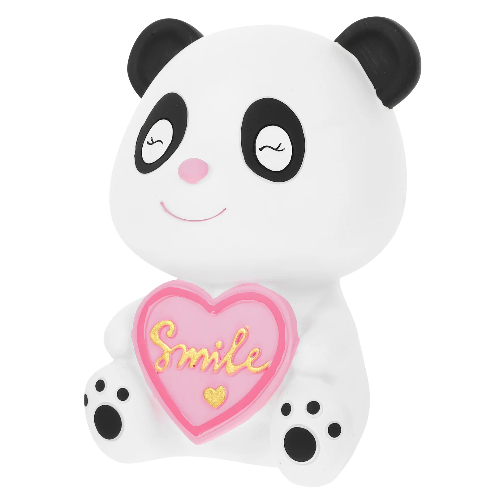 

Panda Piggy Bank Sturdy Vinyl Cartoon Coin Jar Money Saving Box Birthday Christmas Decoration Piggy Bank Safe Money Saving Box