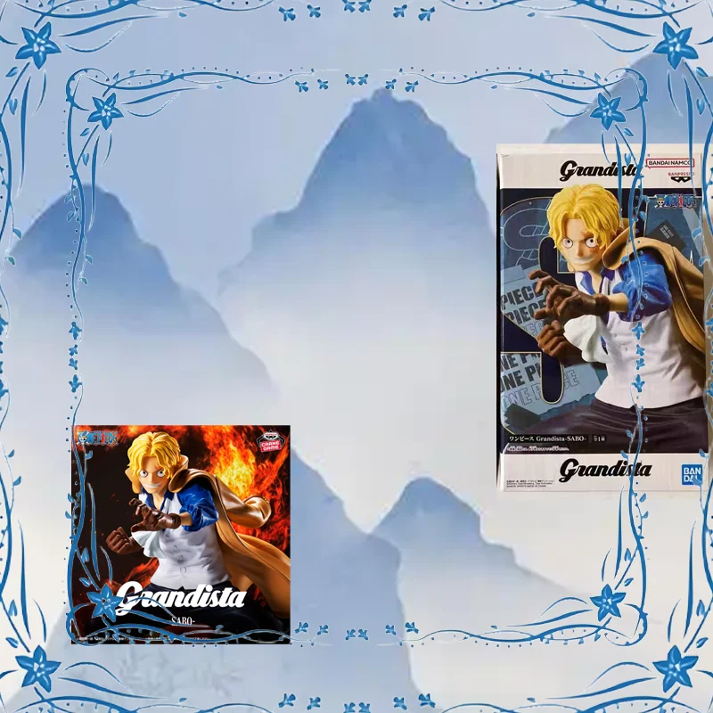 

Genuine Original Bandai Banpresto One Piece Grandista Sabo Anime Figure Model Collector Figurine Toys Desktop Ornament Gift Doll