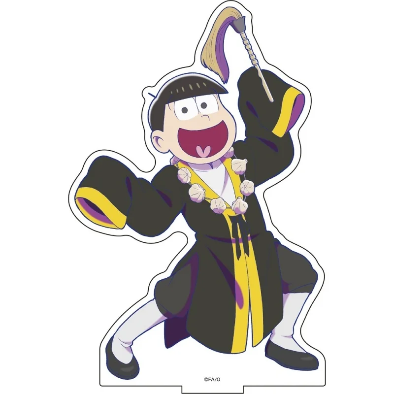 Mr Osomatsu Merch, Osomatsu-san Anime Goods, Matsuno Sextuplets Acrylic Stand Badge Keychain, Funny Slice of Life Comedy