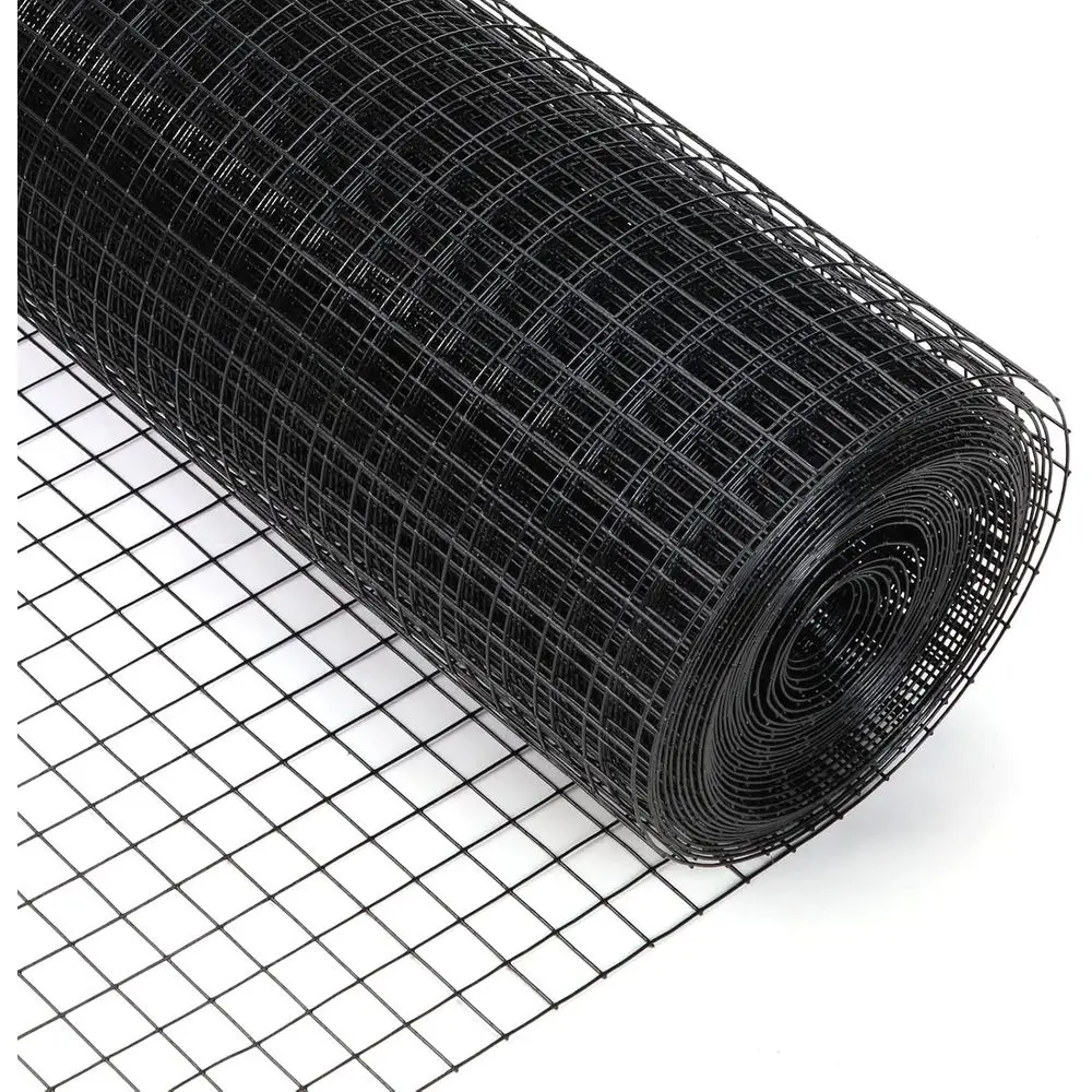 

48'' x 50' 1inch Hardware Cloth 16 Gauge Black Vinyl Coated Welded ence Mesh or Home and Garden ence and Home Improvement Projec