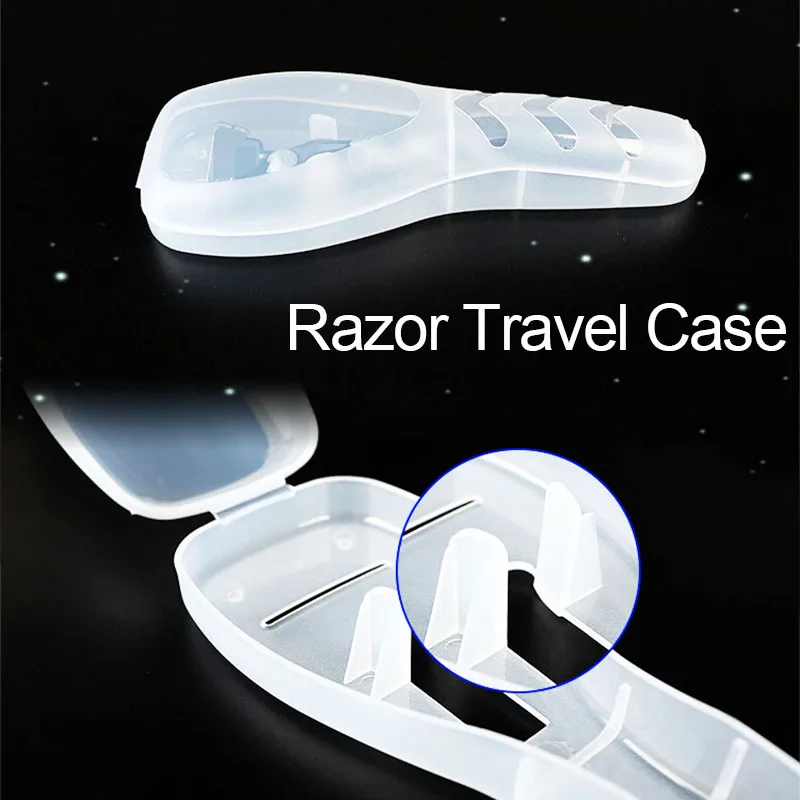 Органайзер для бритвы, дорожный чехол для бритвы, ящик для хранения Gillette, лезвие для бритвы, подходит для ручных бритв, пылезащитный чехол