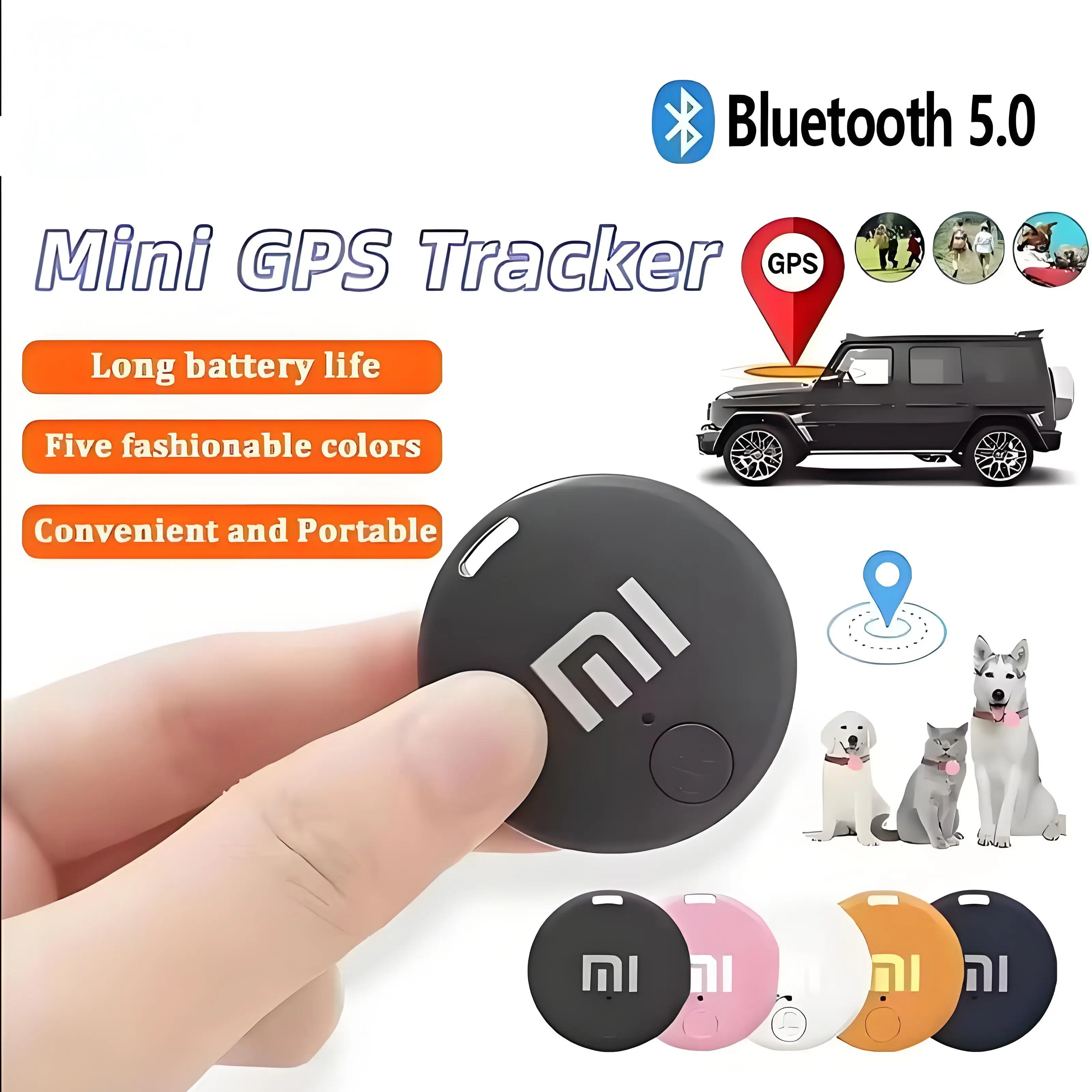 

Новый мини 5,0 GPS Bluetooth трекер Air Tag анти-потерянное устройство домашнее животное пожилые дети кошелек отслеживание IOS Android умный локатор