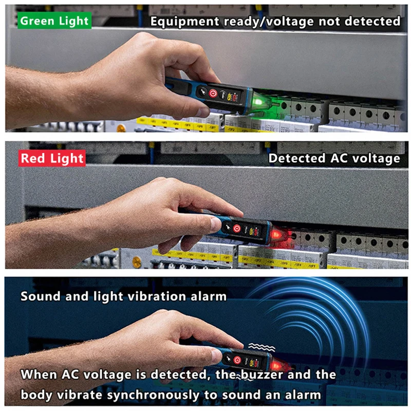 BOSCH GVD 1000-17 Professional Non-contact Voltage Tester Self-test IP67 Rating Dual Voltage Power Tool Accessories