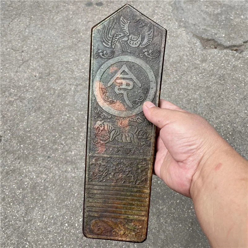 Covete de jade antiguo chino tallado, arte popular Yugui, colección de artesanía exquisita moderna