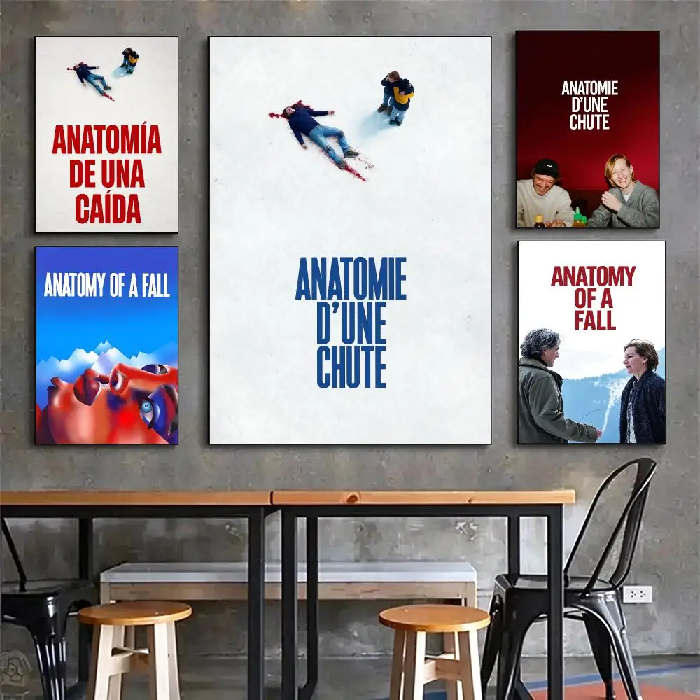 movie Anatomie d'une chute Poster Poster HD Printing Vintage Luxe Home Decor Wall Art for the Living Rooms Entryways Gift
