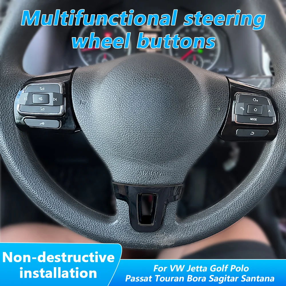 

Wireless Multi-Function Steering Wheel Remote Button Car Android DVD Switch for VW Jetta Golf Polo Touran Bora Sagitar Santana