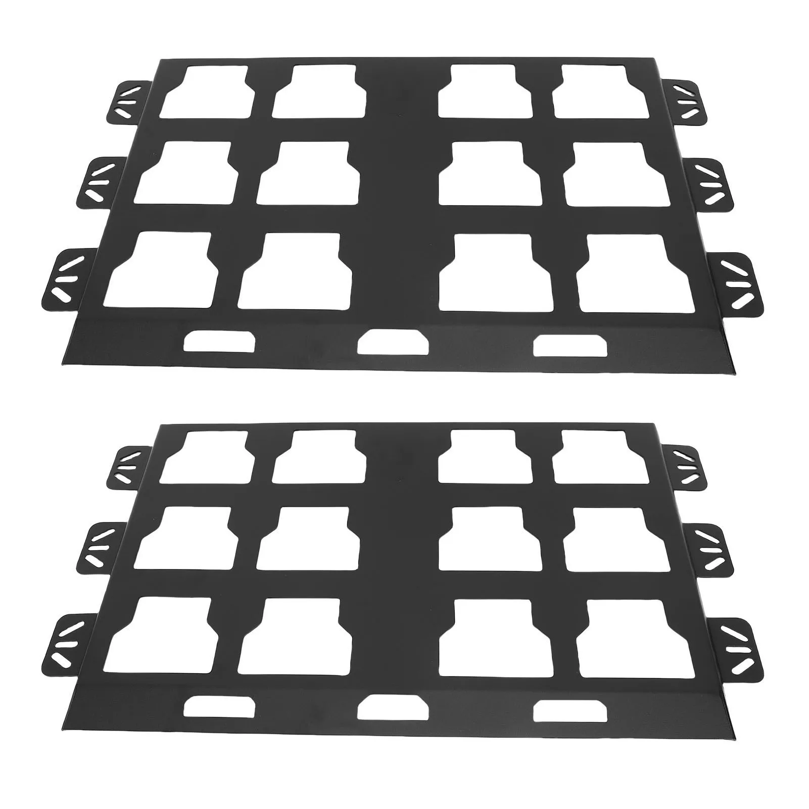 2Pcs Toolbox Mounting Plate Suitable for Packout Toolbox Wall Or Floor Mount Metal Mounting Base