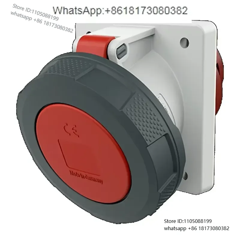 Industrial socket aviation plug connector 5-core 63A 400V waterproof dustproof 209A