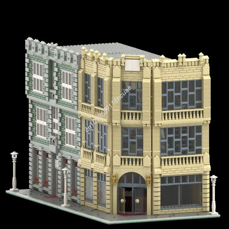 

5046pcs MOC Department Store Exhibition nan Model Building blocks DIY Modular Assemble Kids toys Christmas gifts