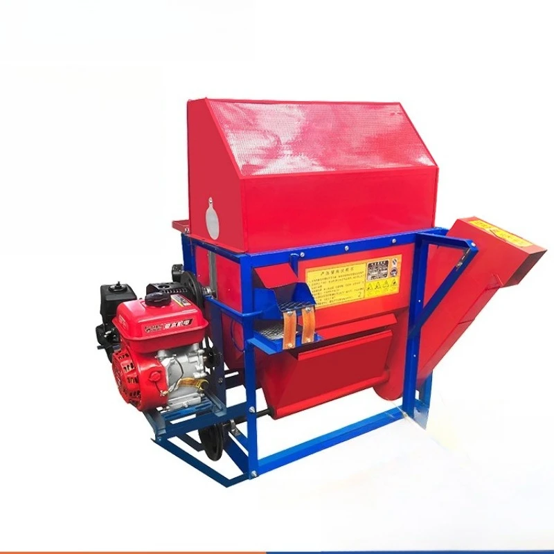 threshing machine rice household threshing machine new electric sorghum rape threshing small harvesting half feeding