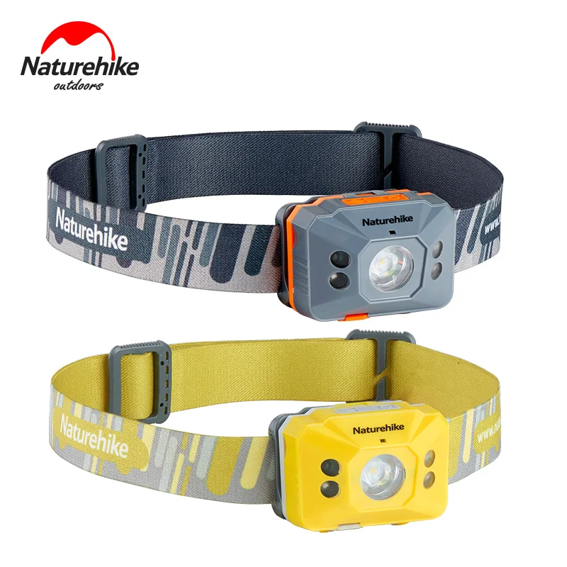 Naturehike Headlamp LED Portable Super Bright Camping Lights Ultralight Mini Head Torch USB Rechargeable Fishing Headlight