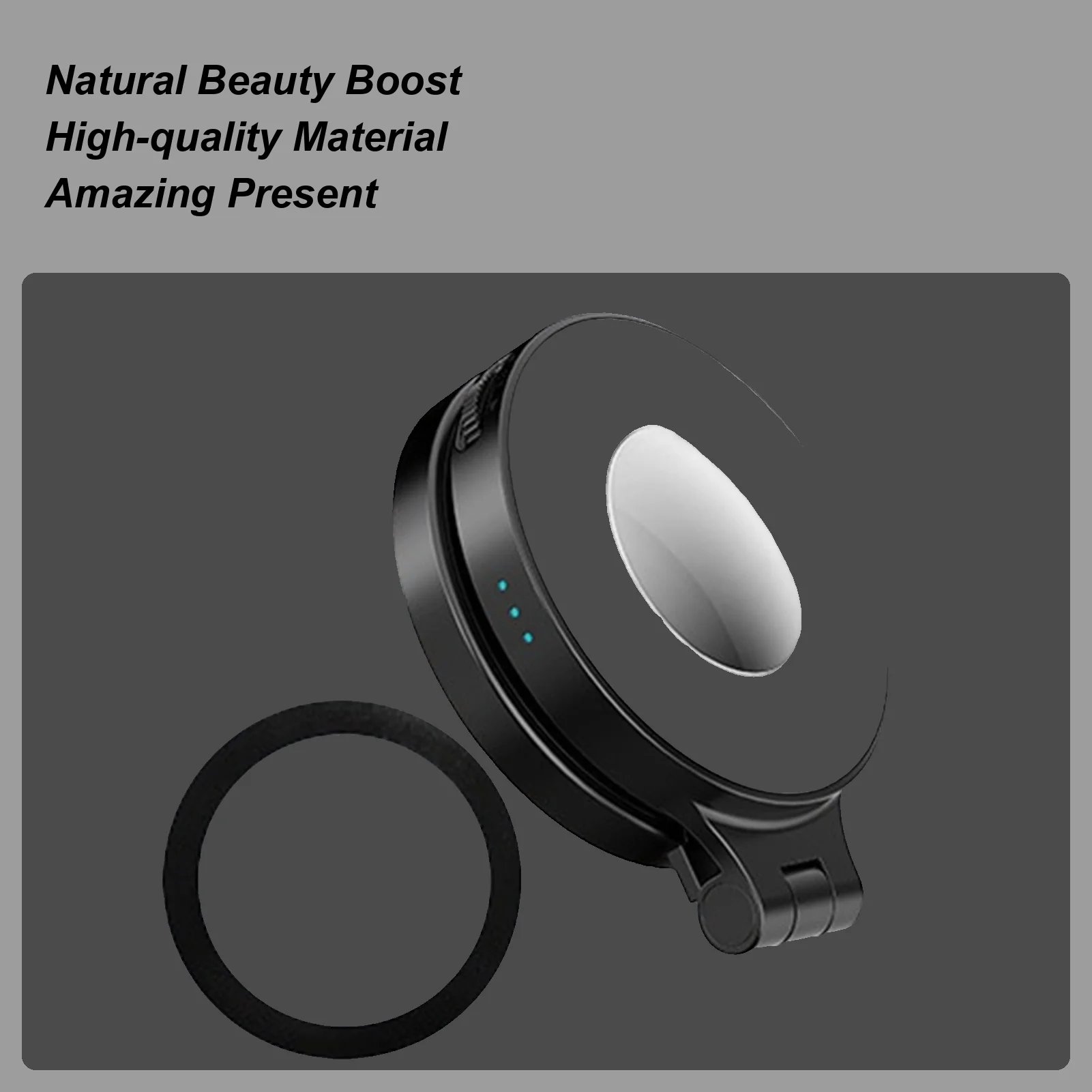 

Magnetic Beauty Selfie Light For Mobile Phones LED Selfie Ring Fill Light With Mirror Rechargeable Lamp For Selfies, photography