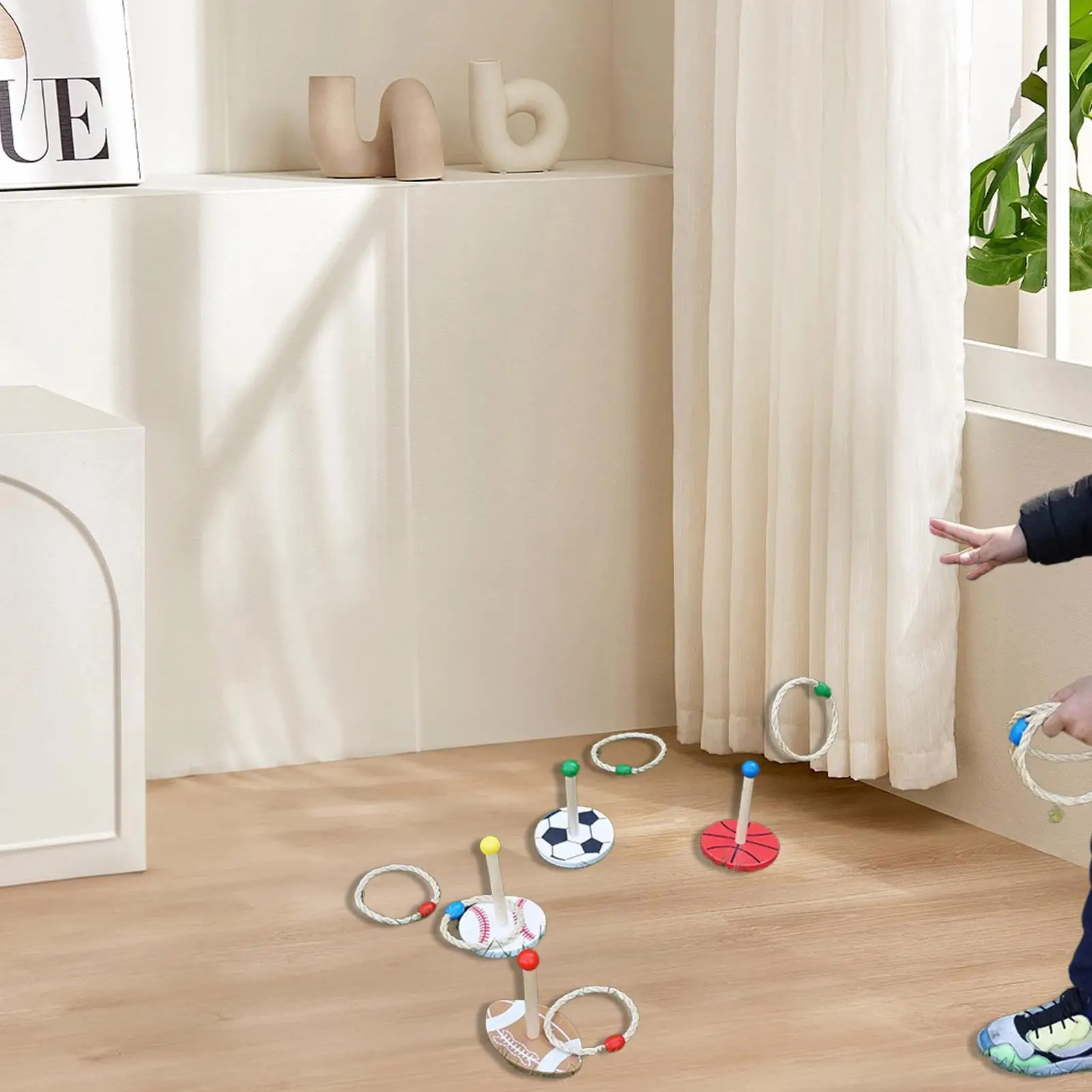 แหวนเกมกลางแจ้ง Backyard ของเล่นแหวนความเร็ว Agility ฝึกของเล่นสําหรับกีฬาครอบครัวผู้ใหญ่สนามหญ้า YARD ปาร์ตี้กลางแจ้ง Camping Fun