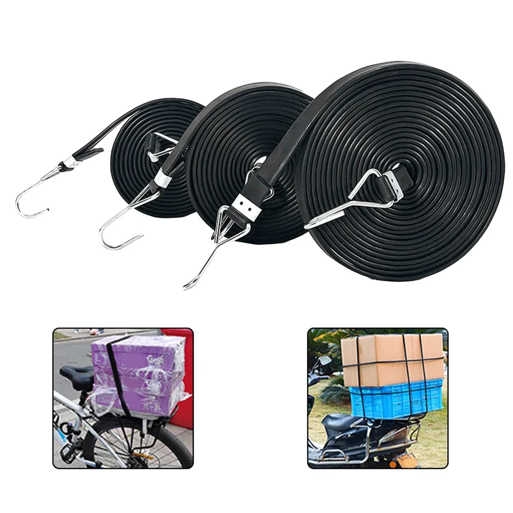 

Extra Long Bungee Strap Ropes Rubber Strong Elastic Rope For Bikes / Mountain Bikes / Motorcycles For Hand Truck Car Bike