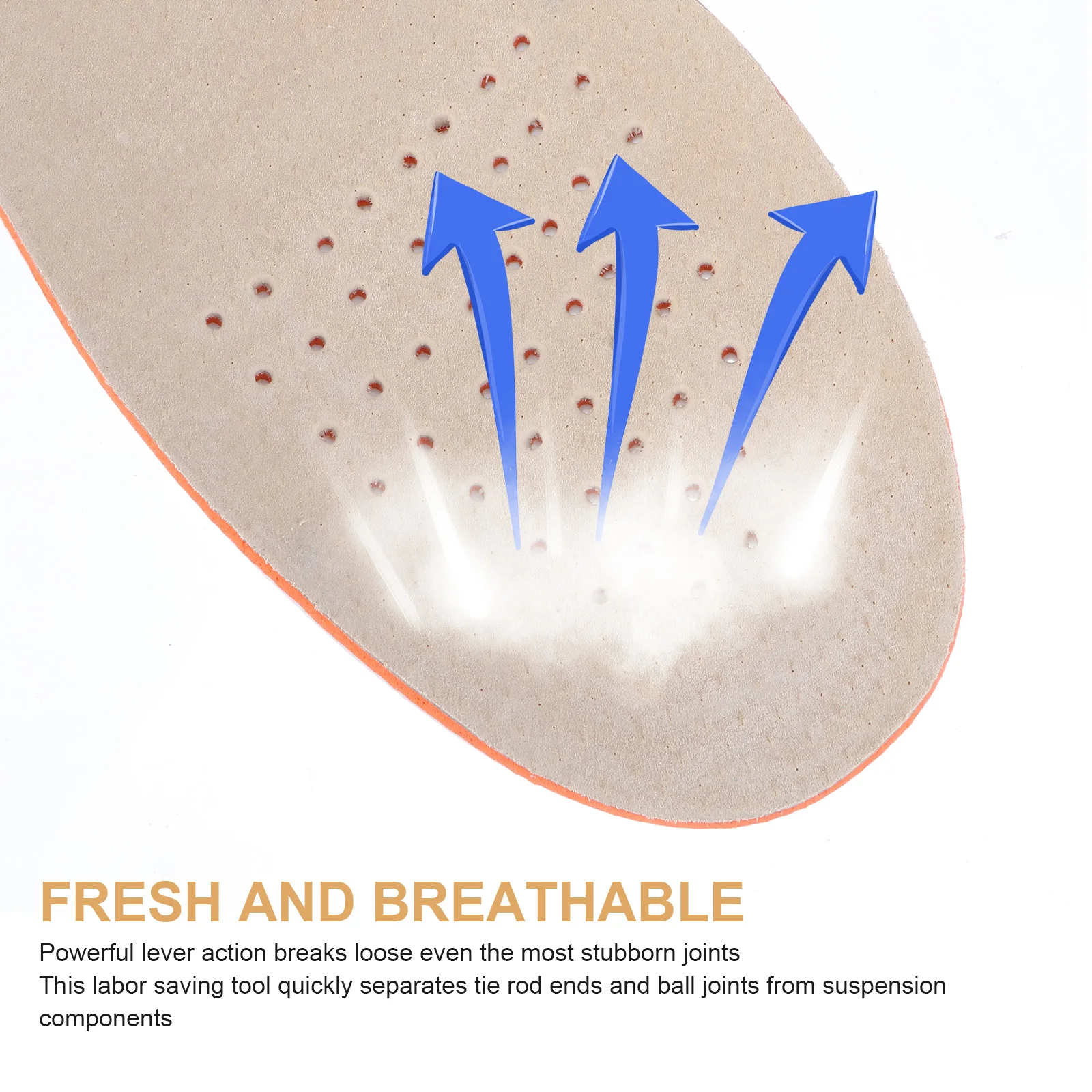 

Height Breathable Shoe Lifts 2.5Cm Taller Pads Anti-Slip Sole Shoe Lift Support Taller Pad Foot Care Tool