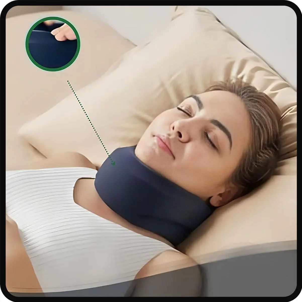 Cervicorrect Neck Brace, Cervical Neck Brace for Snoring, Neck Brace for Neck Pain and Support Relief of Cervical Spine Pressure