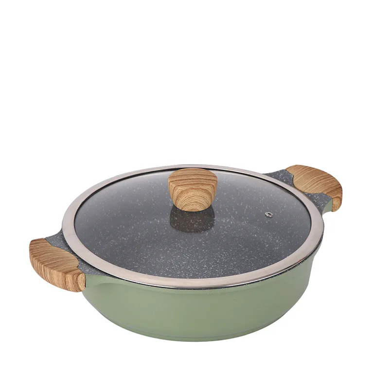 

LTT Korean Maifanshi Non-stick Pot Household Induction Cooker Binaural Anti-soup Stew Pot