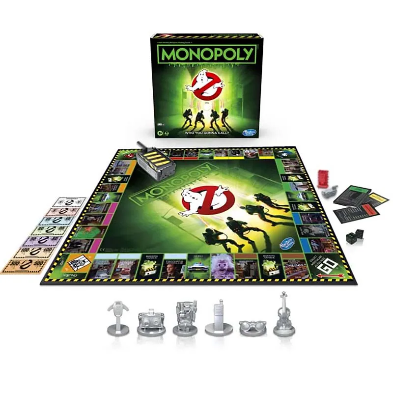 Hasbro Monopoly Ghostbusters Board Game Family Party Card Board Puzzle Toy Multiplayer Kids Adult Toy Gift