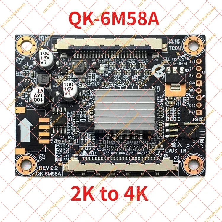 Original LCD TV Adapter Board QK-6M58A REV: 2.2 2k To 4k Variable Partition