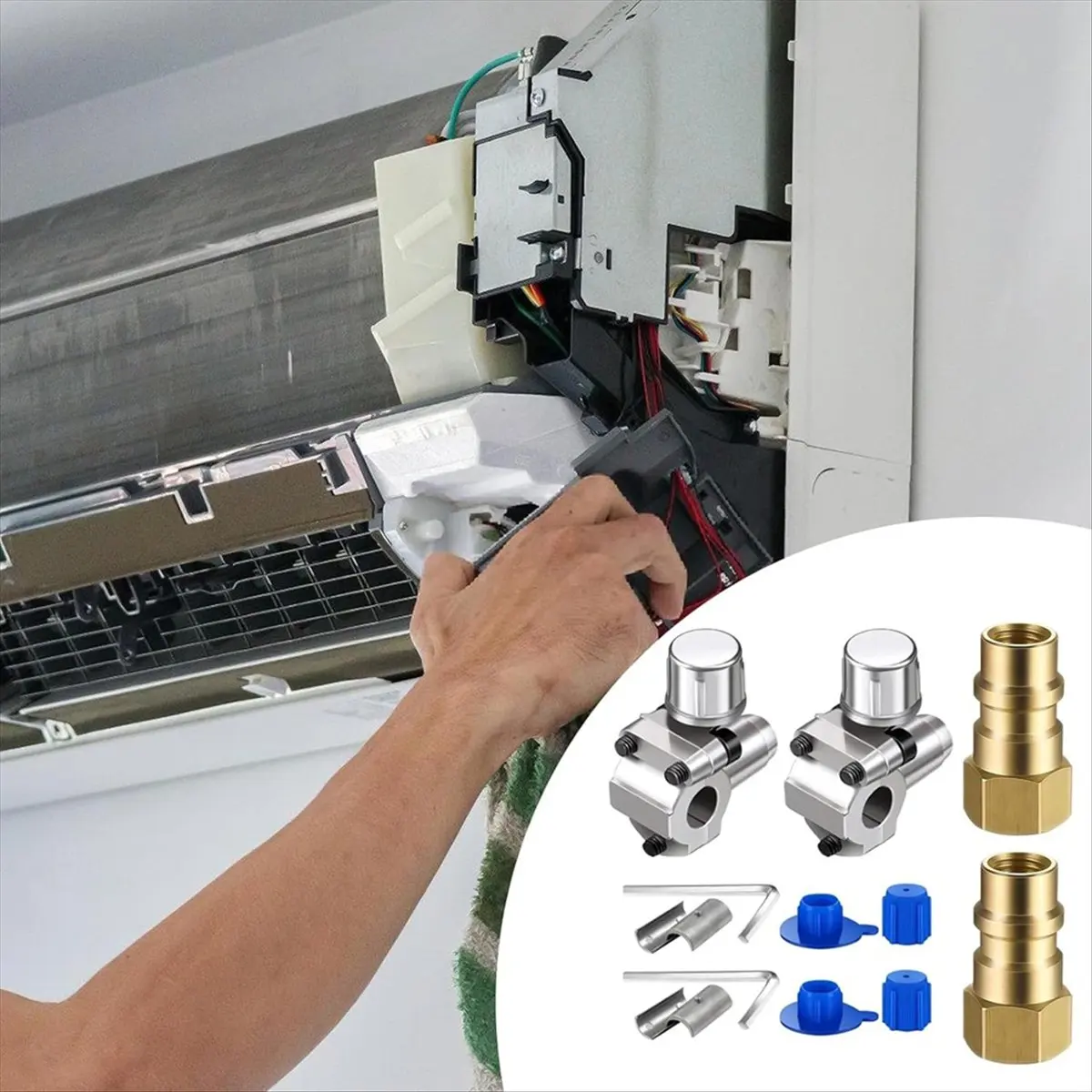 DT34 R134a Conversion Kits Air Conditioners Filling Valves Fittings Port Adapter Retrofits Quick Disconnect Couplers